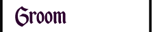 groom